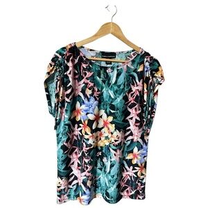 Isabella Rodriguez Multicolor Floral Blouse